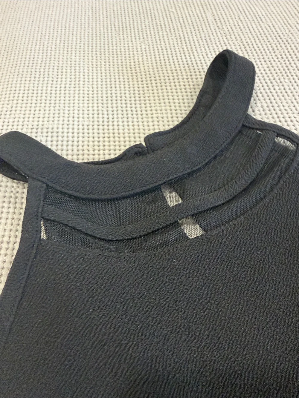 The Children's Place Black Sleeveless Fit-and-Flare Dress for Girls